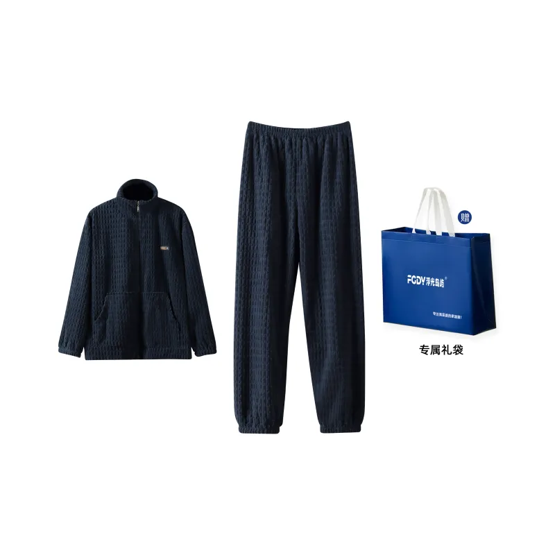 Floating light islands Men Pajama Sets-0