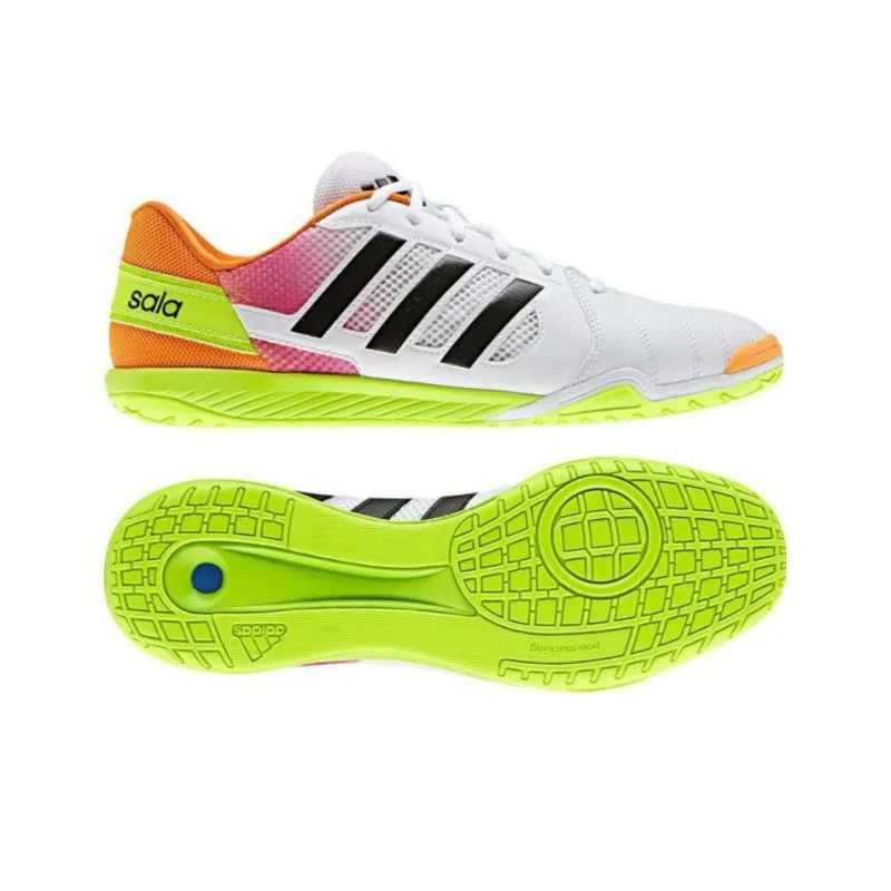 Adidas Freefootball Anti-Slip Wear-Resistant Soccer Shoes Men's White-3
