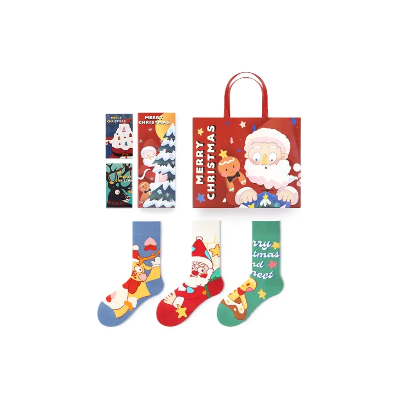 Primeet Mid Calf Socks Box 3 Pack Unisex-0