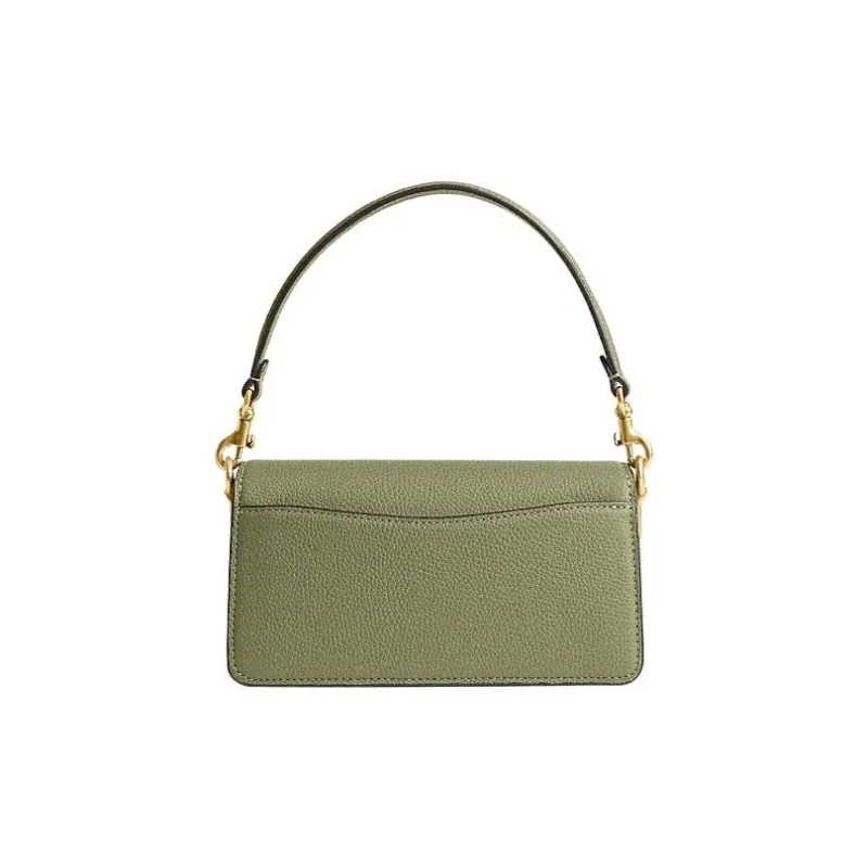 COACH Tabby Cow Leather Handbag, Shoulder Bag Women's Moss Green-2