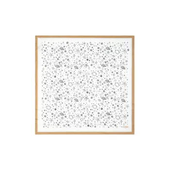 FENDI Silk Scarves Women's White