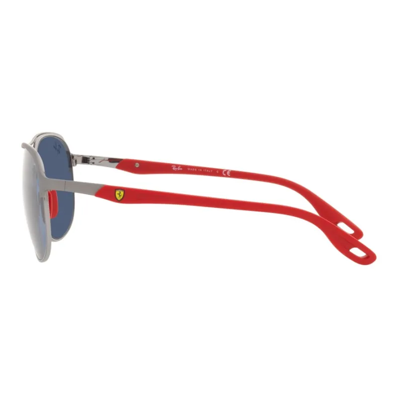 RayBan Metal Round Sunglasses Unisex Red-2
