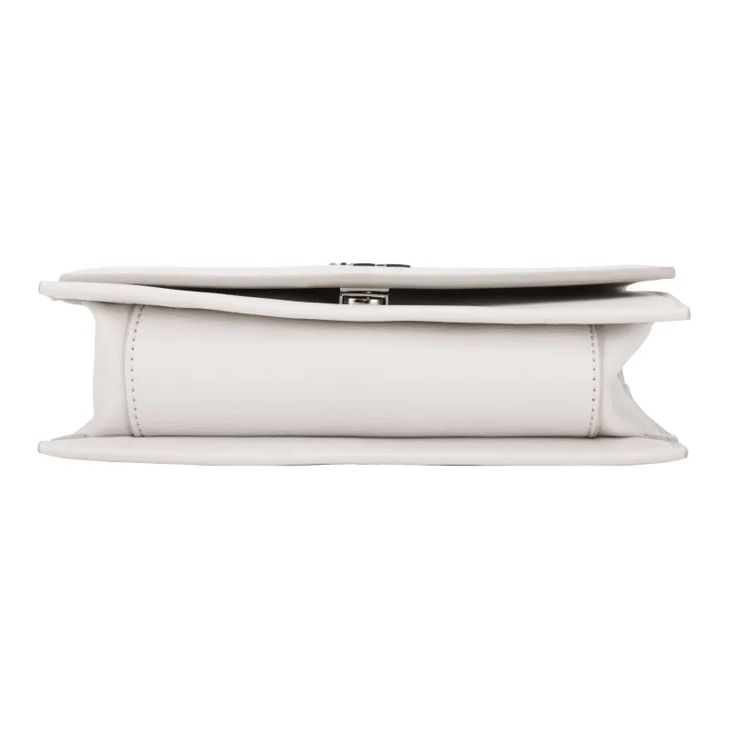 CALVIN KLEIN Synthetic Material Shoulder Bag, Crossbody Bag Regular Women's Ecru-5