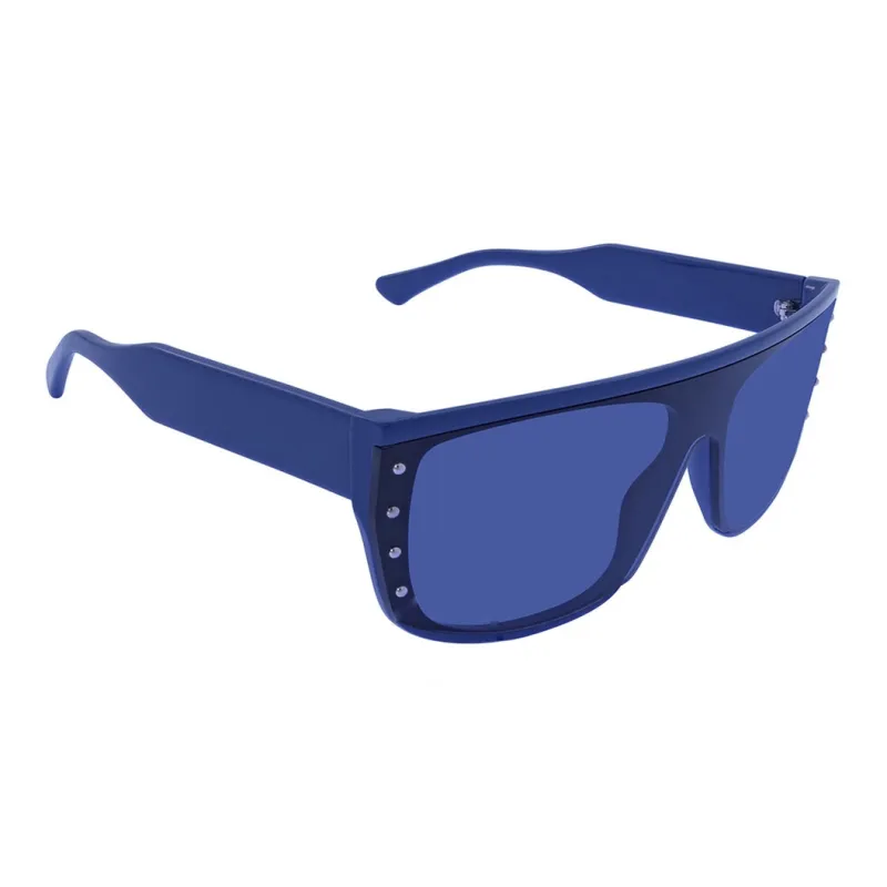 Jimmy Choo Plastic Aviator Sunglasses Unisex Blue-1