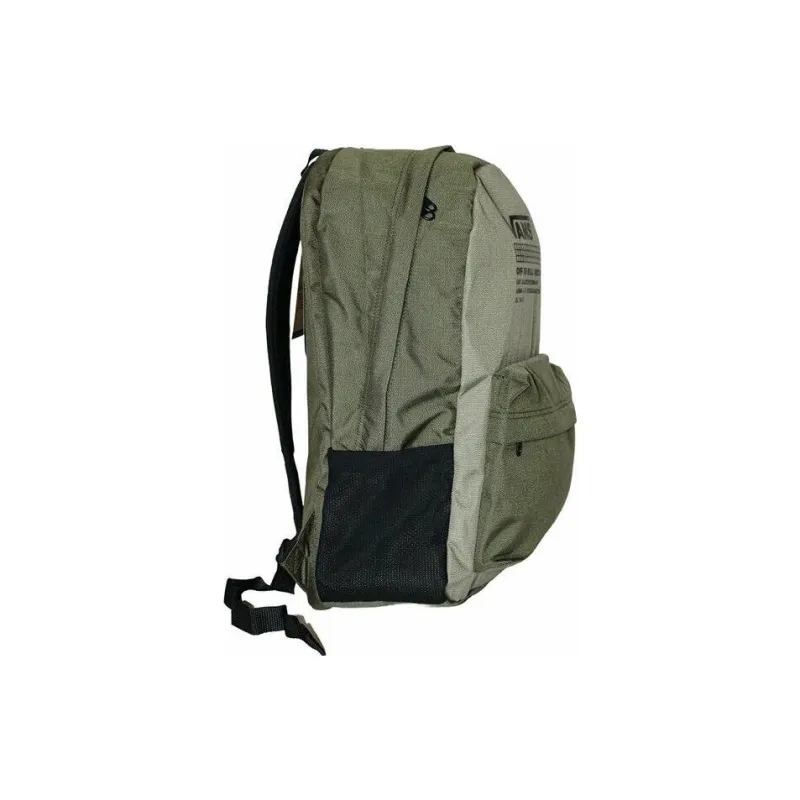Vans Old Skool Nylon Laptop Bag Backpack Regular Unisex Green-2