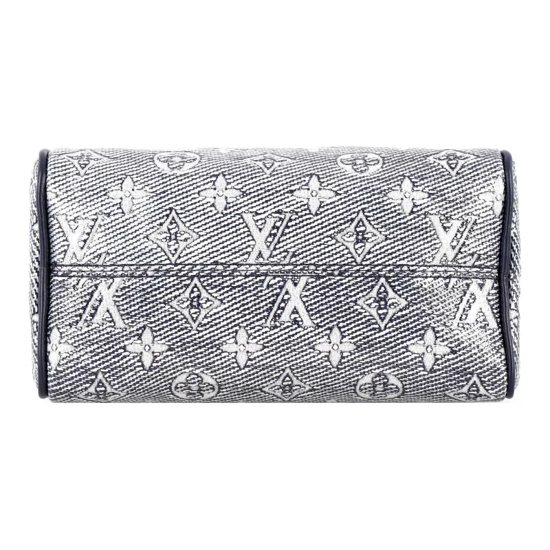 LOUIS VUITTON Speedy Bandouliere 20 Monoglam Blue-2