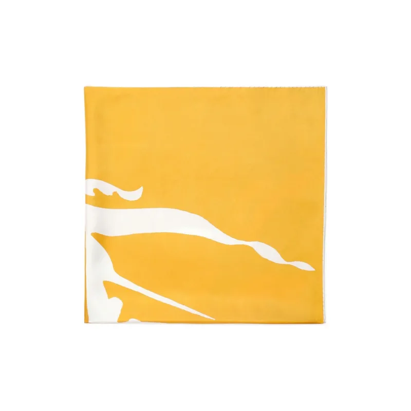 Burberry Logo Printed Square Scarf-2
