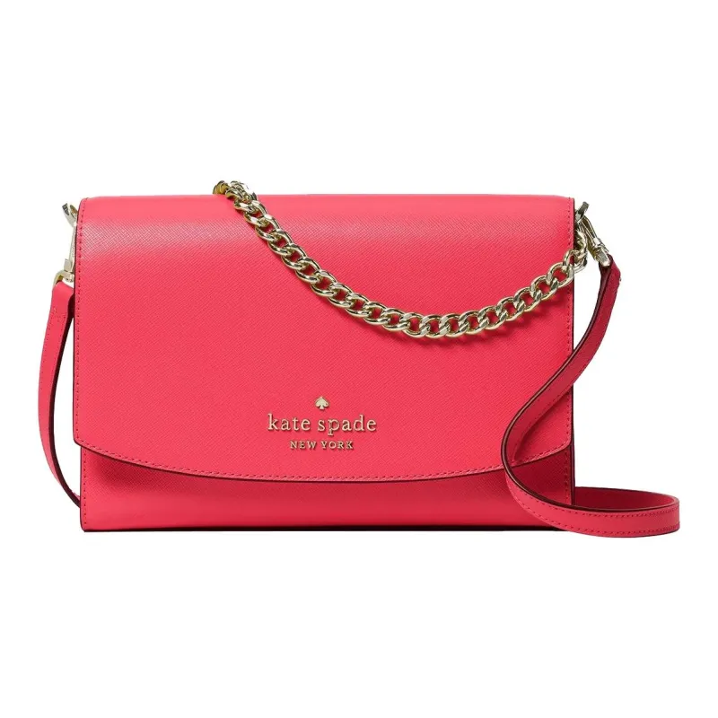 Kate Spade Cross-Grain Calfskin Handbag Shoulder Bag Crossbody Bag Regular Women's Watermelon Red-0