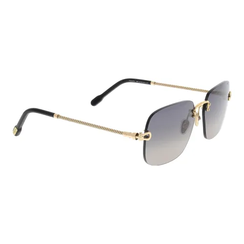 FRED Irregular Shape Sunglasses Unisex Gold