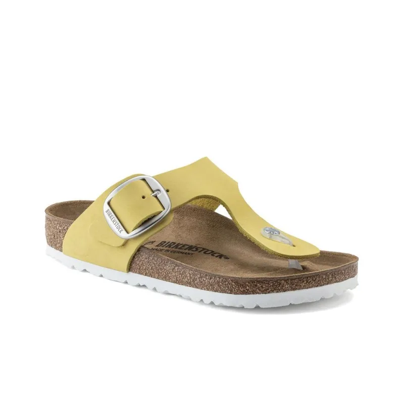 Birkenstock Abrasion Resistant Slip Resistant Flip Flops Women's Yellow Narrow-1