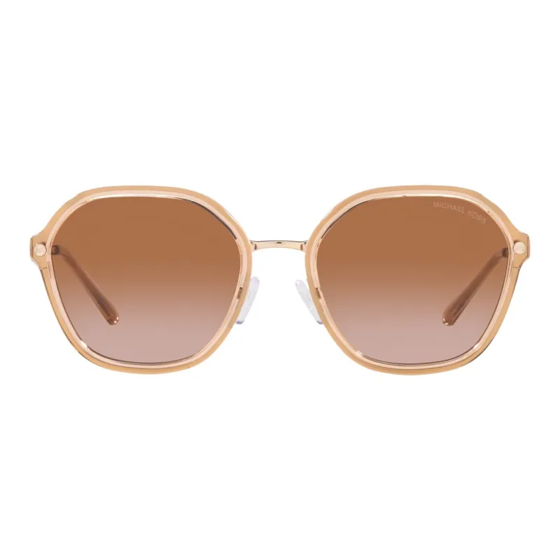 MICHAEL KORS Metal Irregular Shape Sunglasses Women's Gold-1