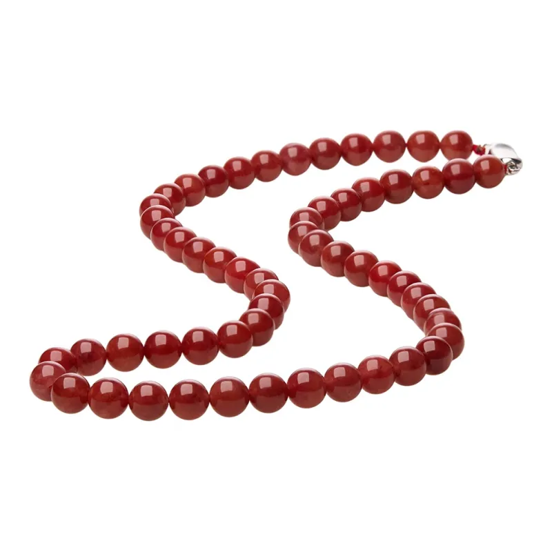 Linguanying Southern Red Agate Necklaces Women's-0