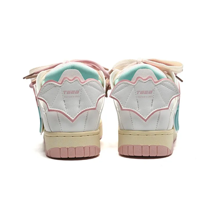 T628 Puffy Shoes Abrasion Resistant Slip Resistant Low Top Skateboard Shoes Women's-2