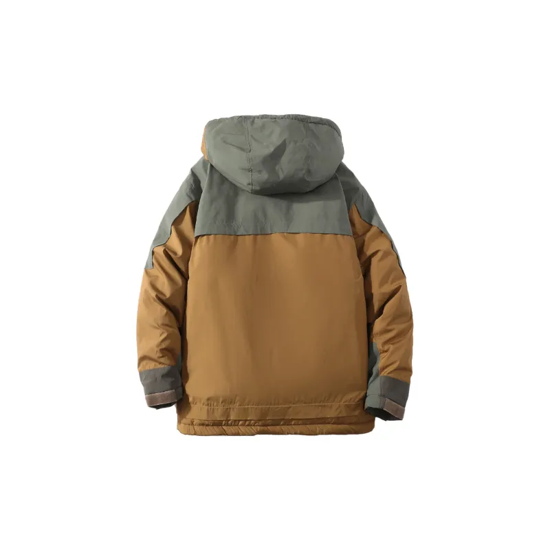A SQUARE ROOT Puffer Jacket Unisex Earth Yellow-1