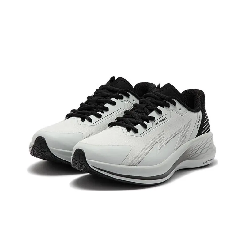 361° Flying Wing Durable Breathable Low Top Running Shoes Men's Gray Black-3