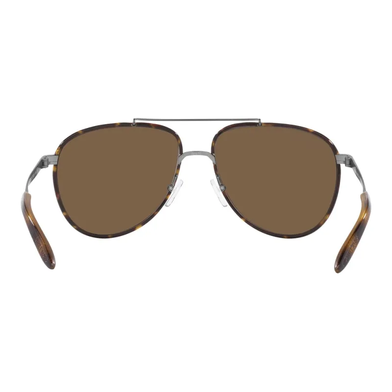 MICHAEL KORS Metal Aviator Sunglasses Men's Gray-2