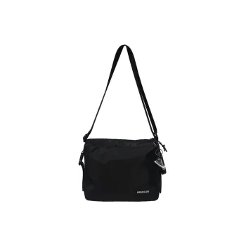 OUZIHUANG Oxford Shoulder Bag, Crossbody Bag Large Size Unisex Black