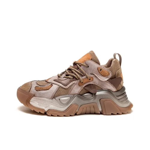 MATA Height Increasing Wear Resistant Slip Resistant Chunky Sneakers Women's