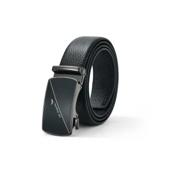 RED DRAGONFLY Business Casual Office Commute Cow Leather Automatic Buckle Men's Belt Men's Width 3.5cm