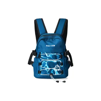 FINITE LOOP Recycled Polyester Backpack Unisex Blue