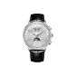 RGA8218-White Case White Dial Black Leather Strap