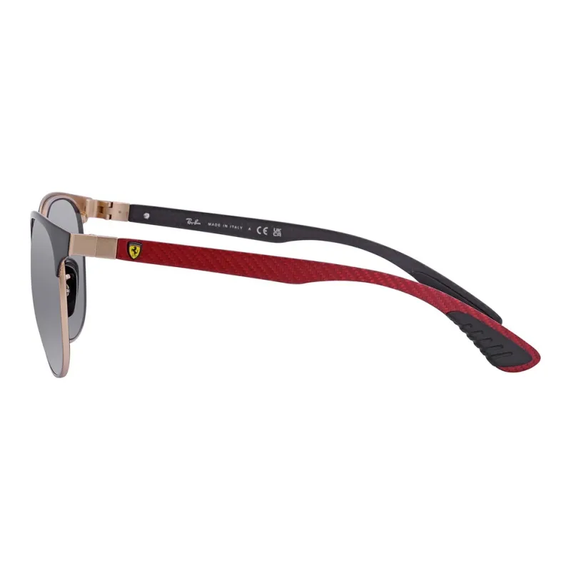 RayBan Metal Square Sunglasses Unisex Black-3