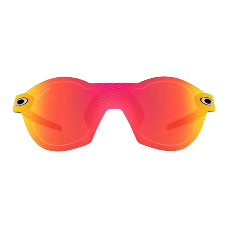 Oakley Nylon Irregular Shape Sunglasses Men's Gray-1