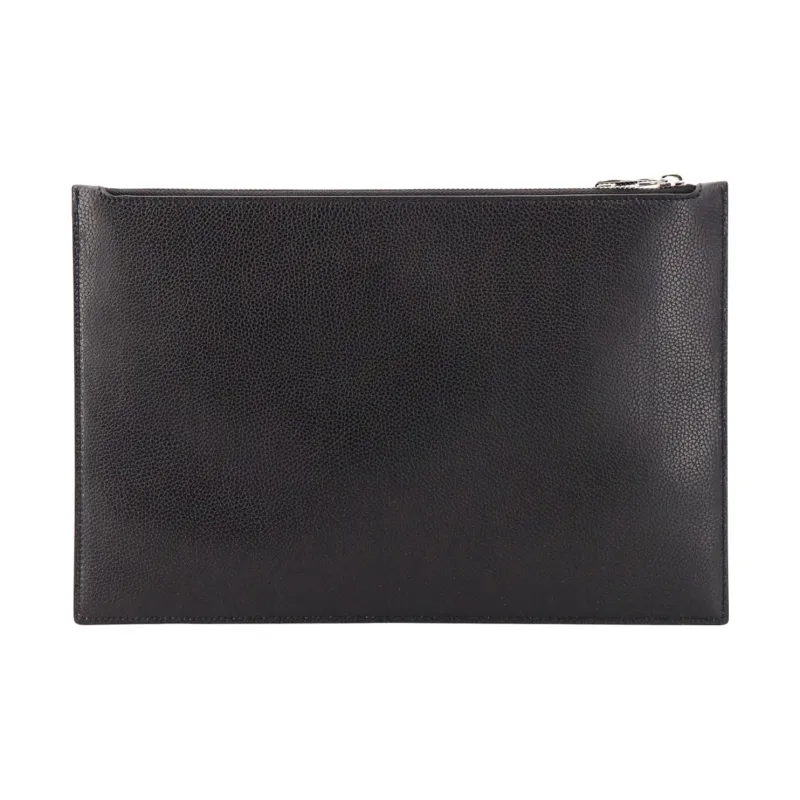 Alexander McQueen Leather Clutch Men's Black-2