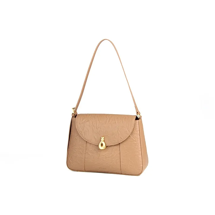 YOCAMU Cow Leather Messenger Bag, Portable Crossbody Bag, Shoulder Bag Medium Size Women's Multicolor-3