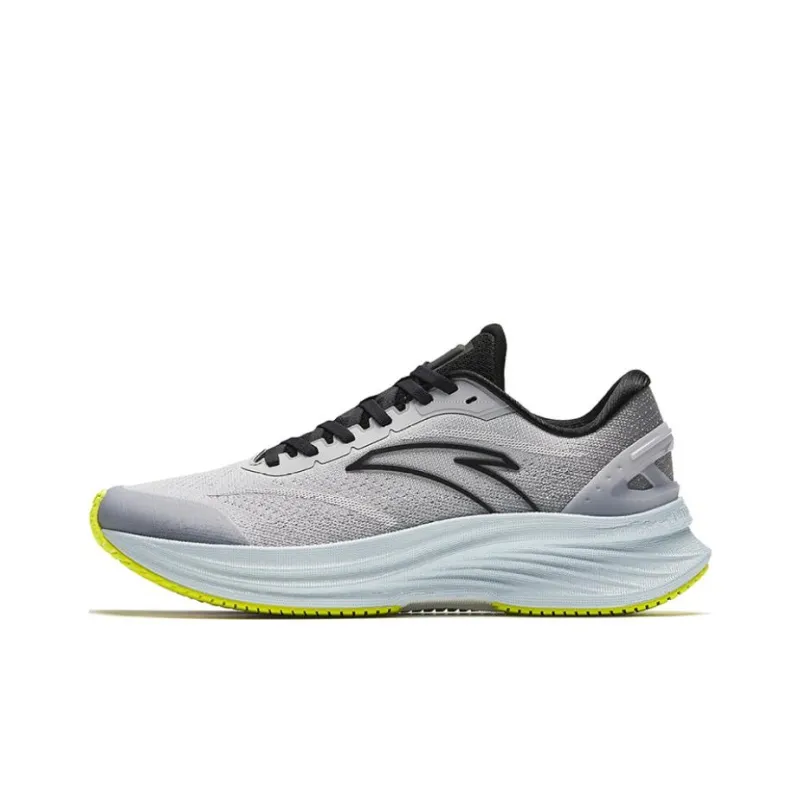 Anta Changan CS5 Generation Cushioning, Wear Resistant Low Top Running Shoes Men's Gray Yellow-0