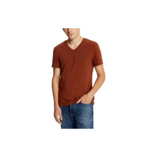 Tommy Hilfiger T-Shirts Men Brick Red