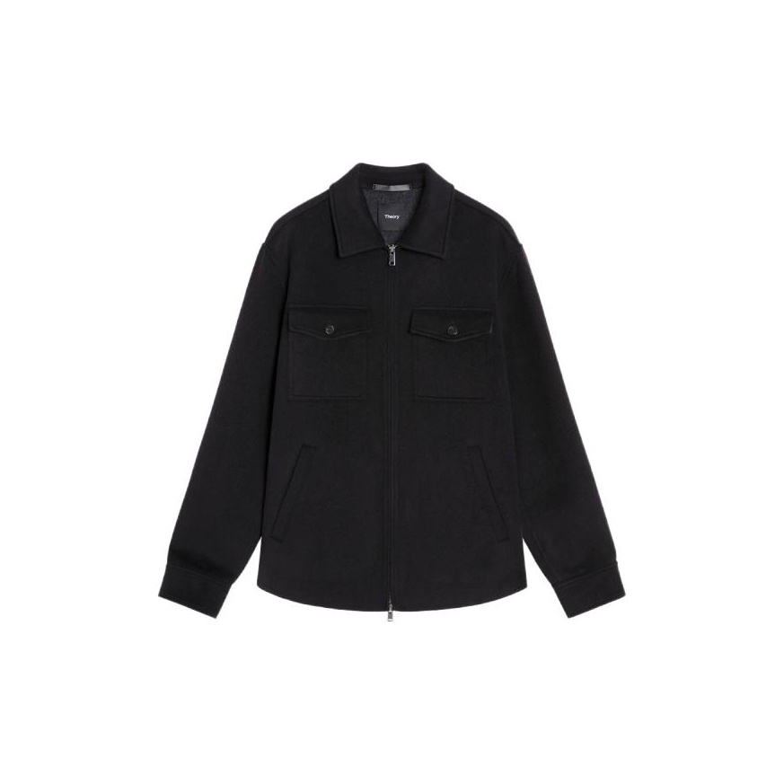 THEORY Zip-Up Shirt Jacket L - POIZON