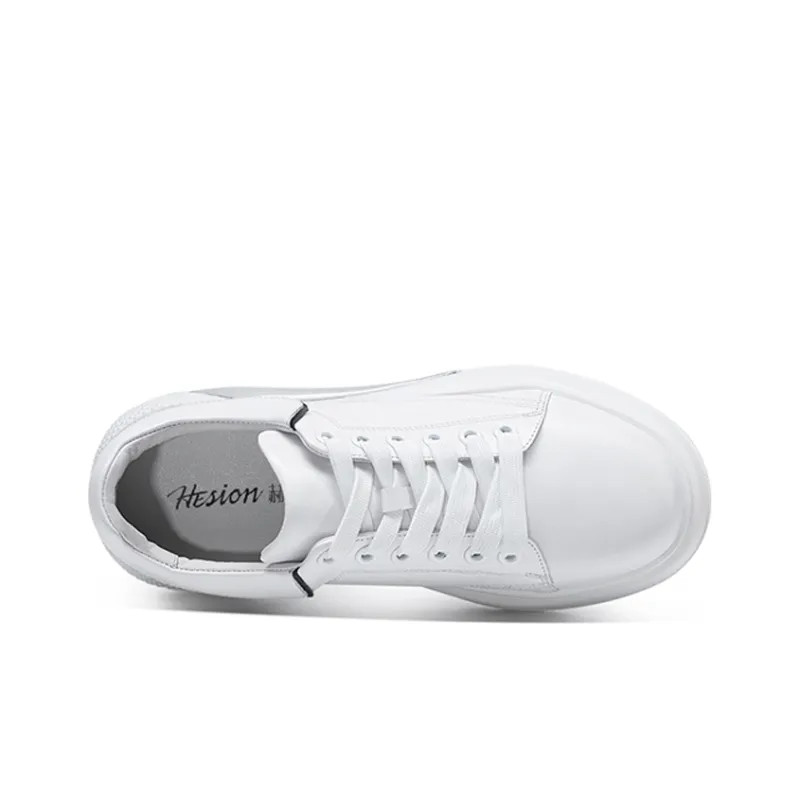 He Jinchang Hermo Collection Low Top Casual Shoes Women's White-3