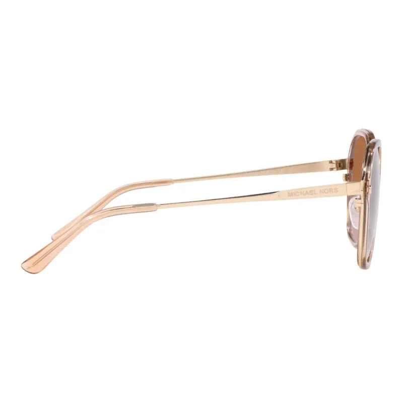 MICHAEL KORS Metal Irregular Shape Sunglasses Women's Gold-3