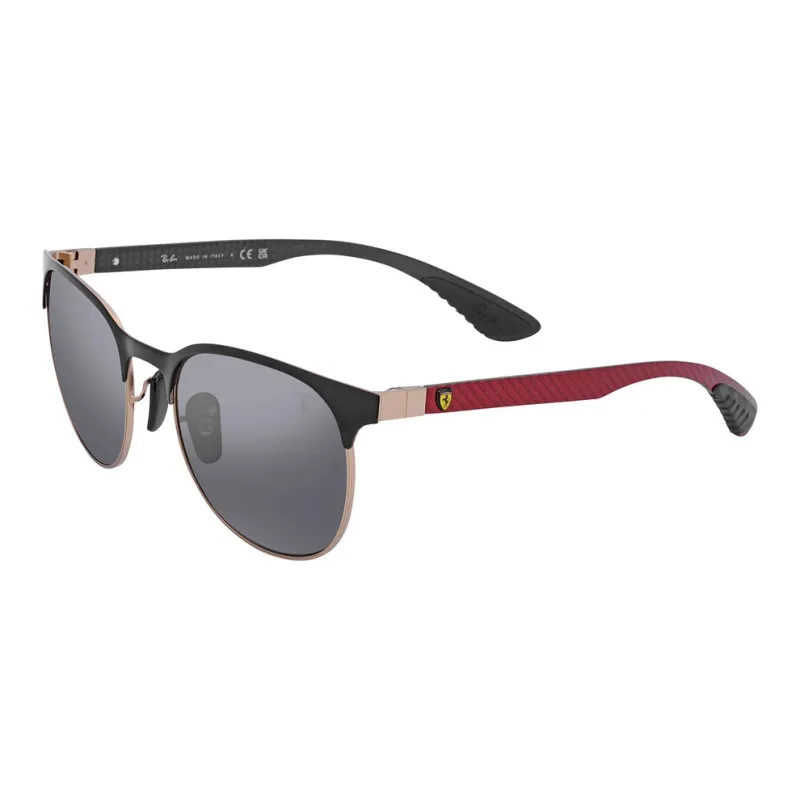 RayBan Metal Square Sunglasses Unisex Black-2