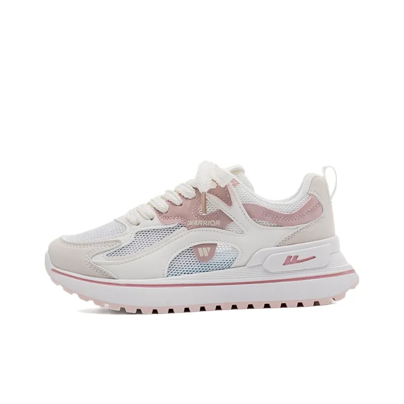 Warrior Shock Absorbers Slip Resistant, Abrasion Resistant, Breathable Low Top Casual Shoes Women's Light Pink-0