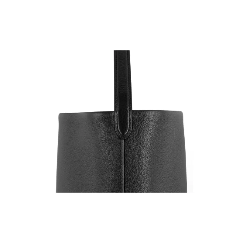 THE ROW N/S Park Leather Bucket Bag Tote Bag Shopping Bag Shoulder Bag Handbag Large Size Women's Black-7