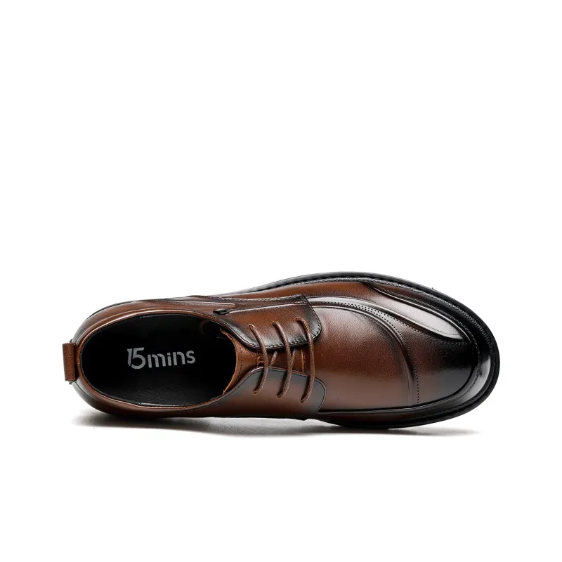 15 MINS Dress Shoes Men's Brown-3
