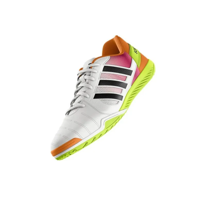 Adidas Freefootball Anti-Slip Wear-Resistant Soccer Shoes Men's White-2
