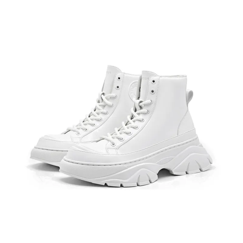 PEDRO Super Cool Collection Cushioning Wear-Resistant High-Top Chunky Sneakers Men's-5