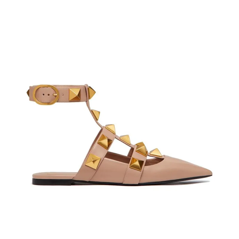 Valentino Garavani Roman Stud Ballet Flats-1