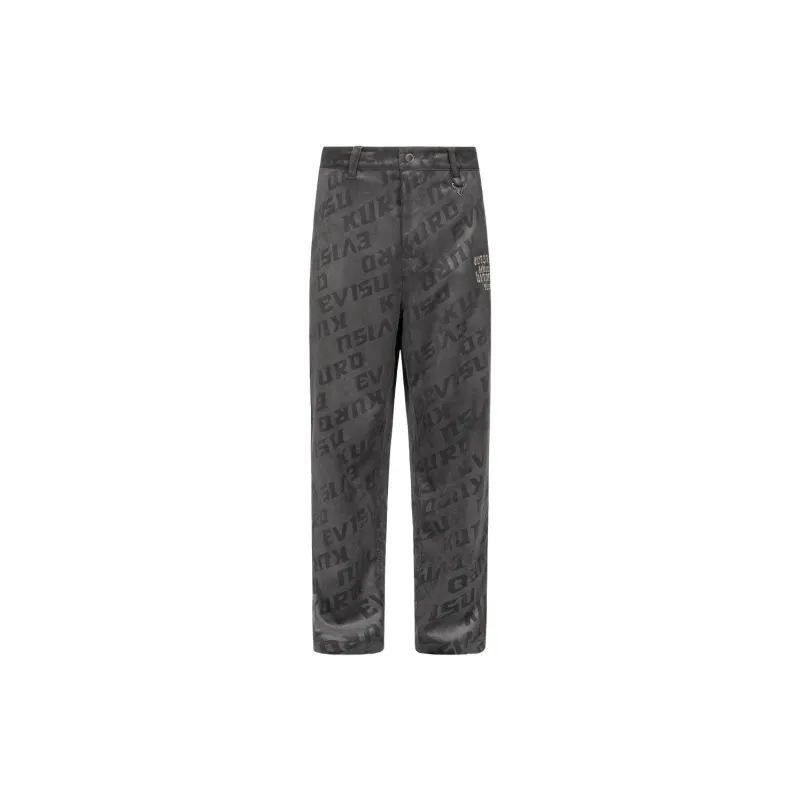 EVISU Casual Pants Men Charcoal Gray-1