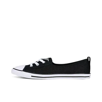 Converse Chuck Taylor All Star Ballet Lace Slip On Trainers 'Black' Women's