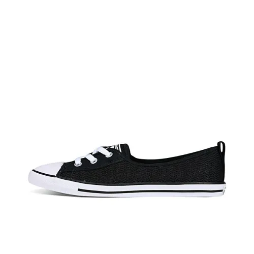 Converse Chuck Taylor All Star Ballet Lace Slip On Trainers 'Black' Women's