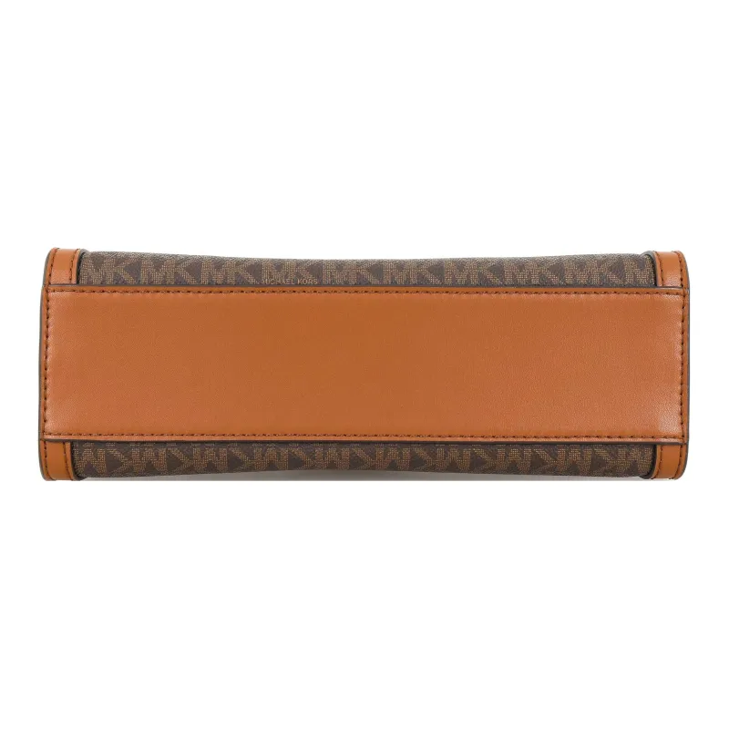 MICHAEL KORS Gabby Canvas Portable Crossbody Bag Shoulder Bag Small Size Women's Hazelnut Berry-3