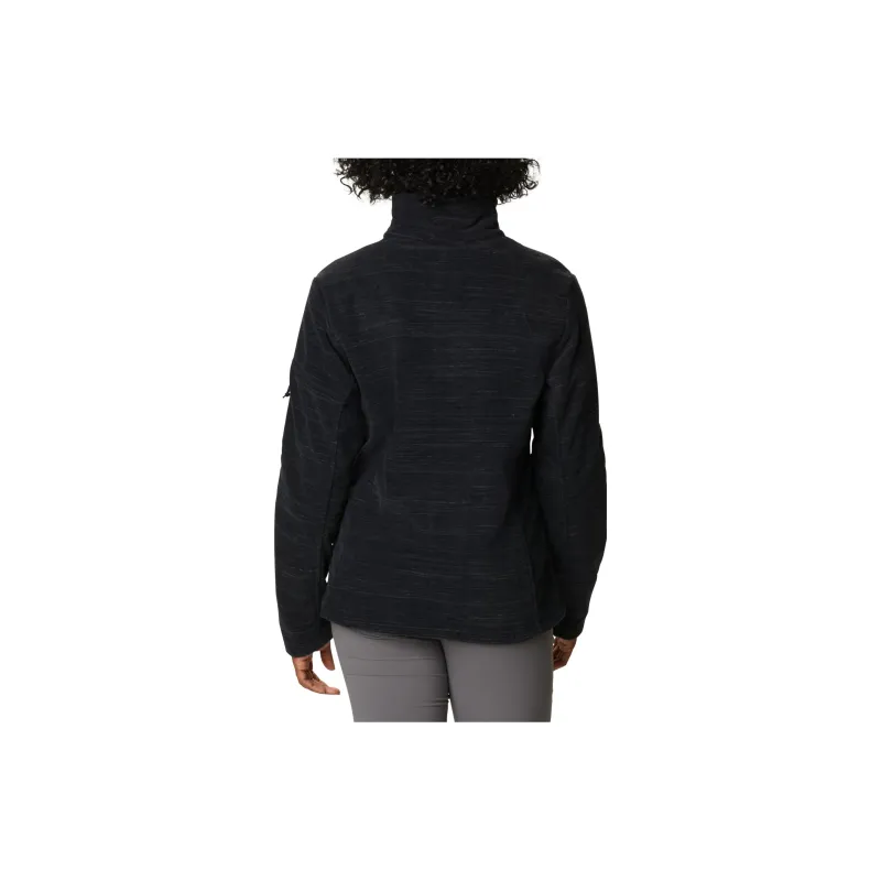 Columbia Fast Trek™ Printed Fleece Jacket Jacket Women's Black-1