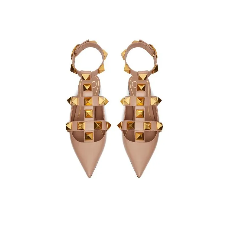 Valentino Garavani Roman Stud Ballet Flats-3