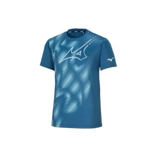 Mizuno T-Shirts Men Blue