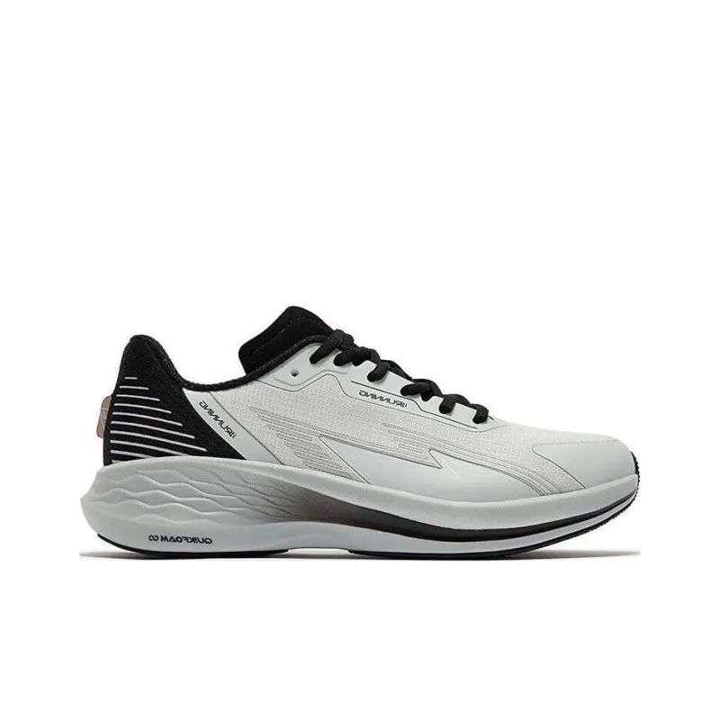 361° Flying Wing Durable Breathable Low Top Running Shoes Men's Gray Black-1
