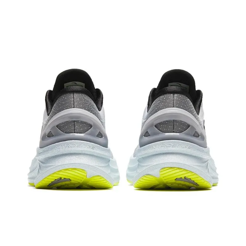 Anta Changan CS5 Generation Cushioning, Wear Resistant Low Top Running Shoes Men's Gray Yellow-2